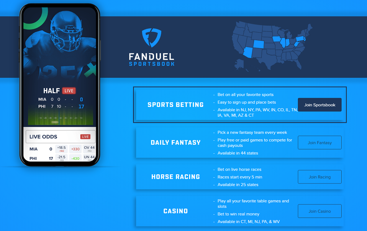 FanDuel Homepage